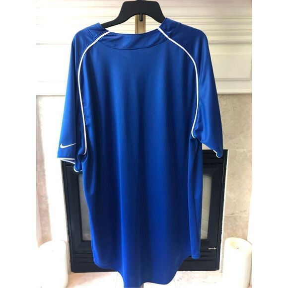 Nike Team Mens Blue BCU Graphic Short Sleeve Shirt Size 2XL - Picture 2 of 7
